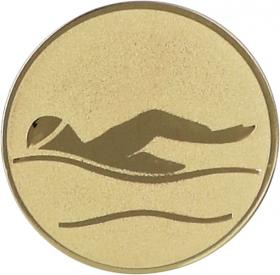 Emblemat Pływanie złoty - A9/G