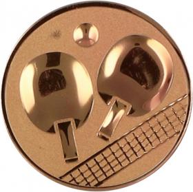 Emblemat Ping Pong brązowy - A46/B