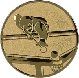 Emblemat Bilard złoty - A98